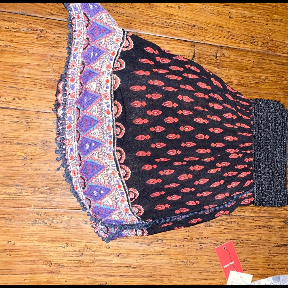 Printed Stretchy Flowy Shorts